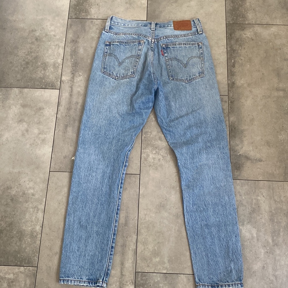 Levi’s 501 distressed blue jeans skinny 26 - Picture 5 of 10